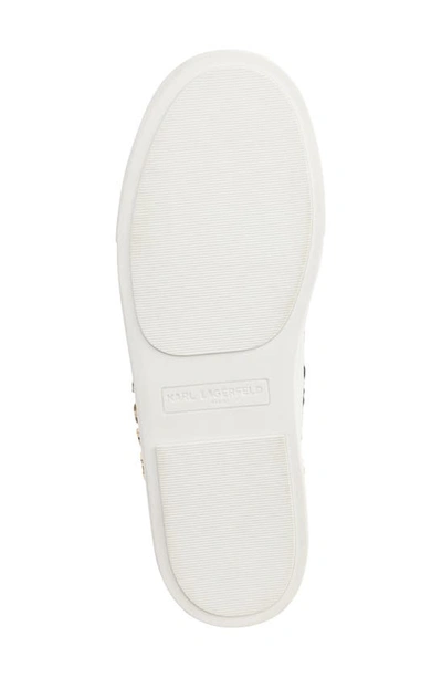 Karl Lagerfeld Caitie Slip-on Sneaker In Bright White
