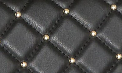 Shop Badgley Mischka Diamond Quilt Crossbody Bag In Black