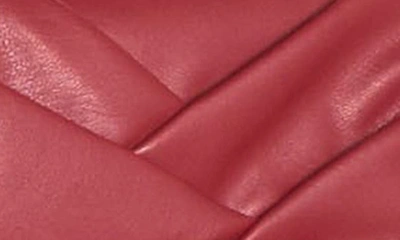Badgley Mischka Small Pleat Crossbody Bag In Brick Red