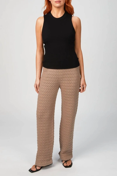 Shop Mr Mittens Lace Trousers In Almond In Brown