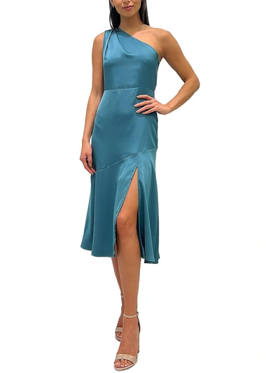Shop Sam Edelman Womens Slit Hem Calf Midi Dress In Multi