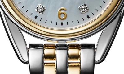 Shop Shinola Derby Diamond Bracelet Watch, 30.5mm In White