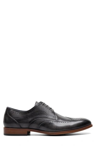 Shop Stacy Adams Brayden Wingtip Oxford In Gray