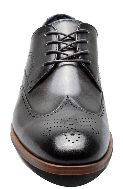 Shop Stacy Adams Brayden Wingtip Oxford In Gray