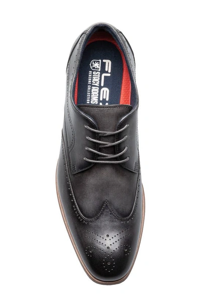 Shop Stacy Adams Brayden Wingtip Oxford In Gray