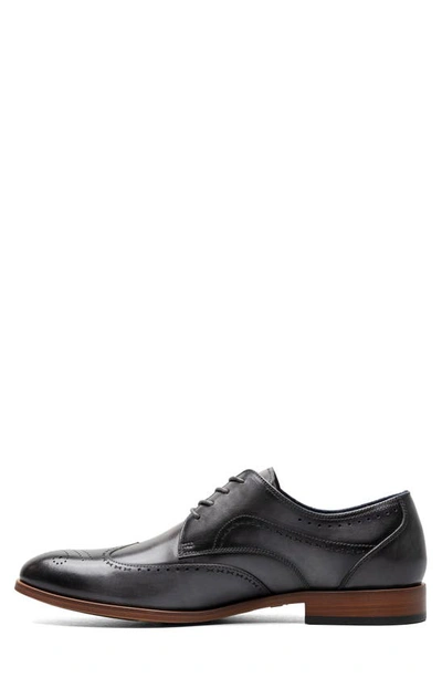 Shop Stacy Adams Brayden Wingtip Oxford In Gray