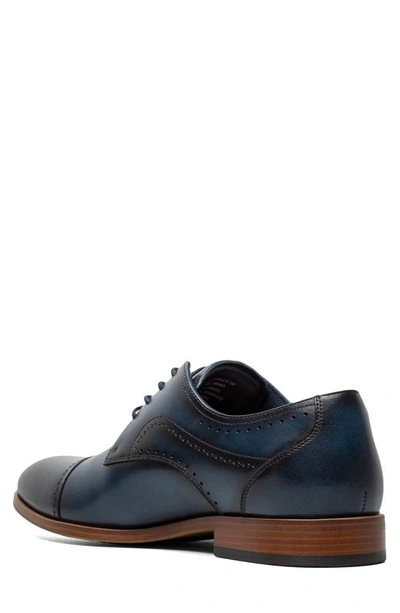 Stacy Adams Bryant Cap Toe Oxford In Navy