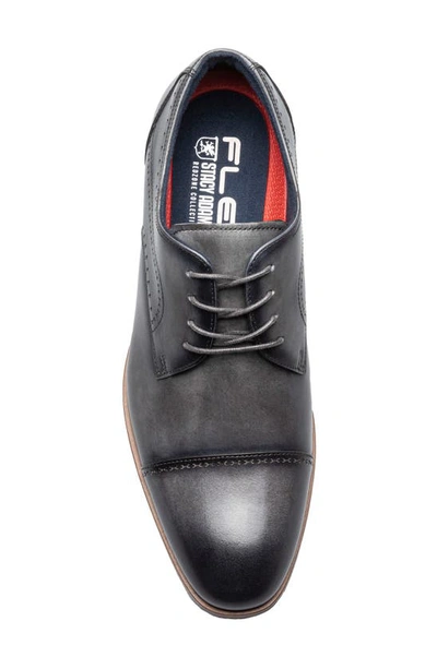 Shop Stacy Adams Bryant Brogued Cap Toe Derby In Gray