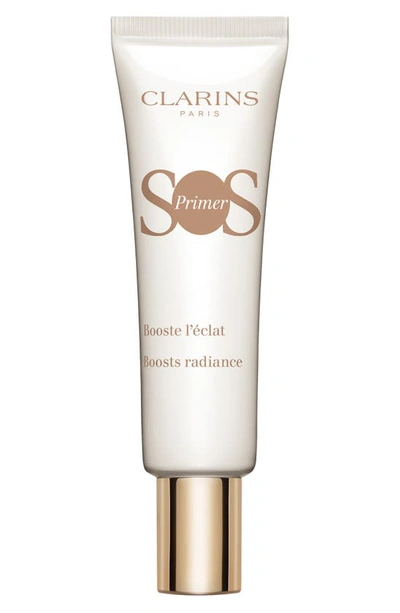 Shop Clarins Sos Color Correcting & Hydrating Makeup Primer, 1 oz In White