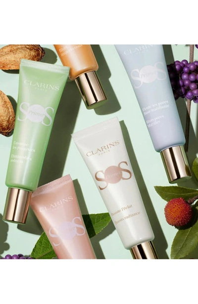 Clarins Sos Color Correcting & Hydrating Makeup Primer - Peach 1 Oz. In Peach