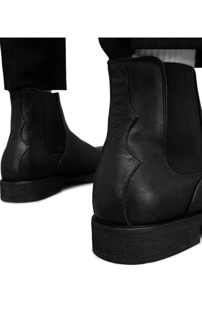 Shop Allsaints Creed Chelsea Boot In Black