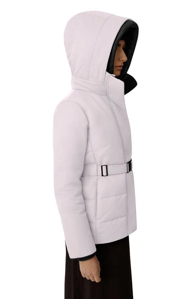 Shop Canada Goose Merritt Water Resistant Recycled Nylon Hooded Down Jacket In Lucent Rose
