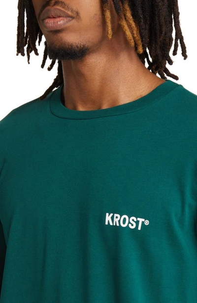 Shop Krost Layered Logo Graphic T-shirt In Botanical Garden