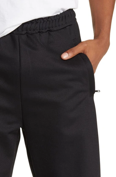 Shop Krost Moiré Warm-up Pants In Black