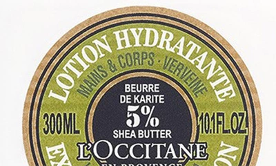 Shop L'occitane Shea Butter Hands & Body Verbena Extra-gentle Lotion