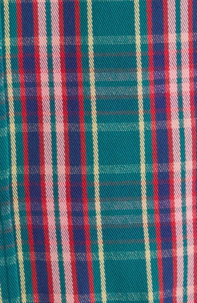 Billionaire Boys Club New World Plaid Graphic Button-up Shirt In Storm
