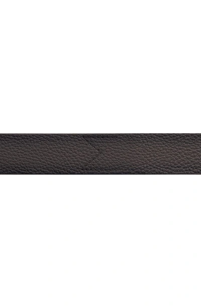 Shop Montblanc Sfumato Logo Buckle Leather Belt In Brown