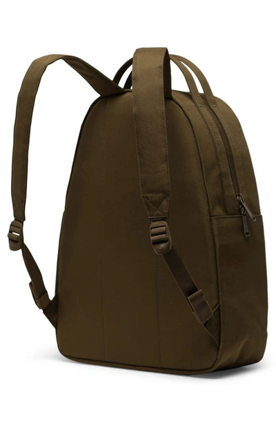 Shop Herschel Supply Co Nova Mid Volume Backpack In Military Olive