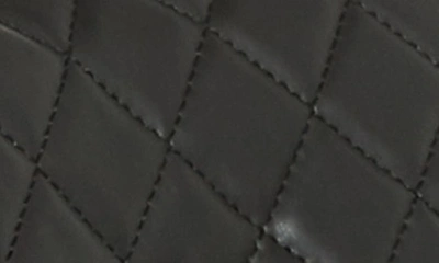 Badgley Mischka Quilted Messenger Bag In Black