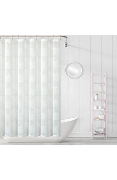 Shop Dainty Home Megan Shower Curtain In White