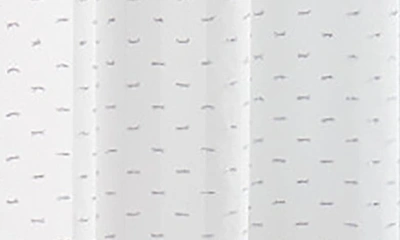 Dainty Home Sprinkles Set Of 2 Metallic Sheer Panel Curtains In Silver