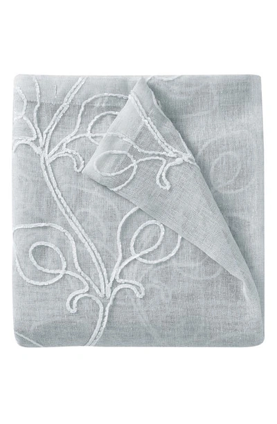 Shop Dainty Home Stella Set Of 2 Sheer Panel Curtains In Silver