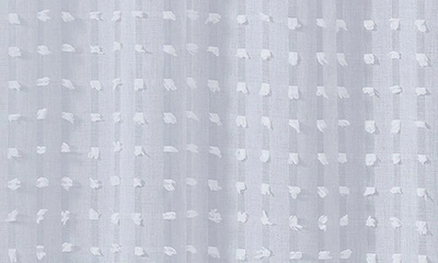 Shop Dainty Home Cut Flower Textured Shower Curtain In White