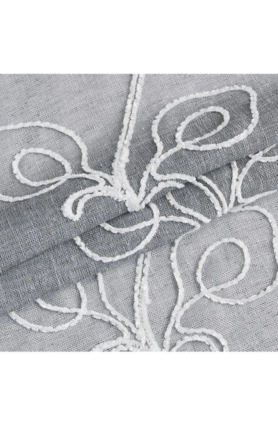 Dainty Home Stella Set Of 2 Sheer Panel Curtains In Silver