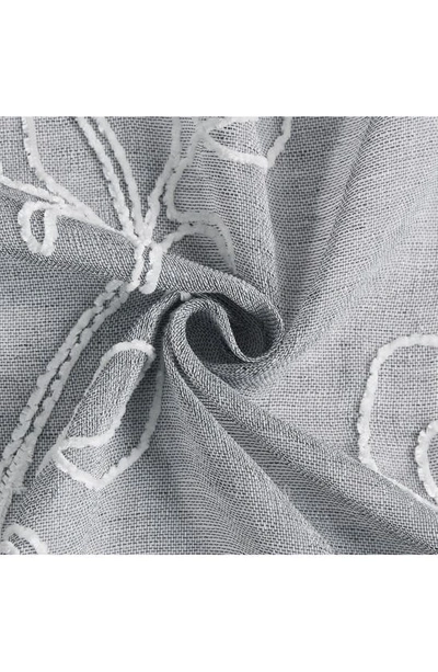 Dainty Home Stella Set Of 2 Sheer Panel Curtains In Silver