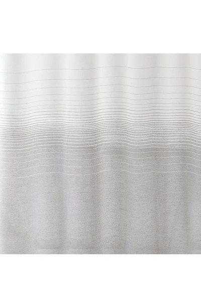 Shop Dainty Home Linea Ombré Shower Curtain In Grey