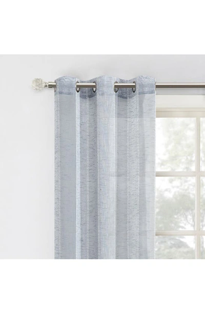 Shop Dainty Home Megan Set Of 2 Blackout Panel Curtains In Silver