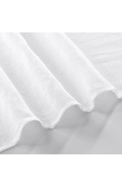 Shop Dainty Home Tassel Trim Shower Curtain In White