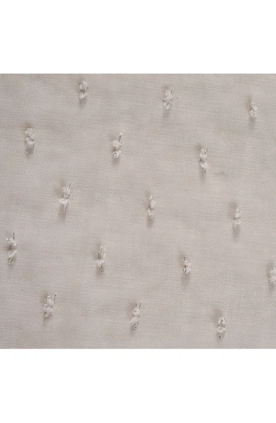Dainty Home Ribbons Set Of 2 Sheer Panel Curtains In Linen