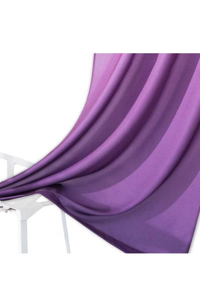 Shop Dainty Home Shades Set Of 2 Ombré Blackout Panel Curtains In Purple