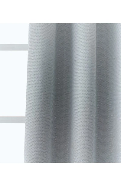 Shop Dainty Home Stars Set Of 2 Metallic Panel Curtains In Silver