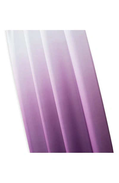 Shop Dainty Home Shades Set Of 2 Ombré Blackout Panel Curtains In Purple