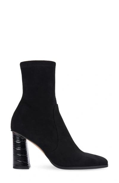 Shop Dolce Vita Petya Bootie In Black Stella Suede