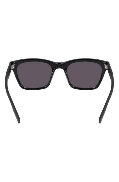 Converse 53mm Rectangular Sunglasses In Black
