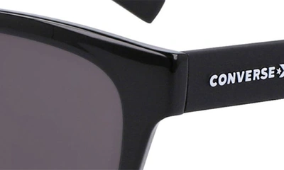 Converse 53mm Rectangular Sunglasses In Black