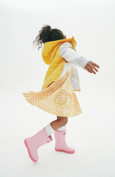 Shop Hunter Kids' First Classic Rain Boot In Pink Fizz