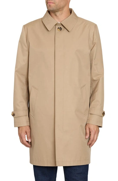 Shop Sam Edelman One-button Water Resistant Duster Jacket In Sand