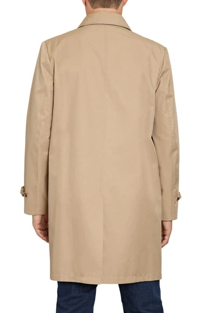 Shop Sam Edelman One-button Water Resistant Duster Jacket In Sand