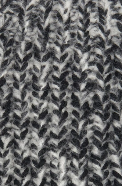 Moncler Creativo Logo Patch Wool Blend Beanie In Grey