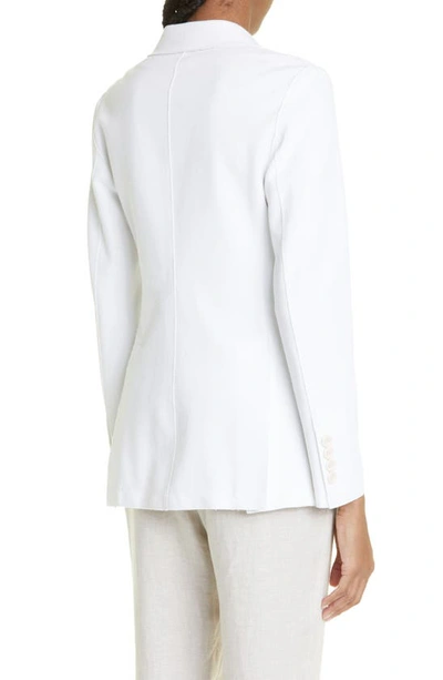 Eleventy Single Breasted Blazer In 00 - White