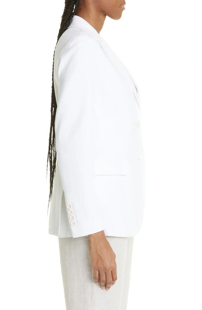Eleventy Single Breasted Blazer In 00 - White