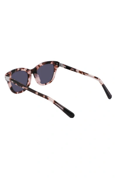 Shop Shinola 52mm Cat Eye Sunglasses In Blush Tortoise