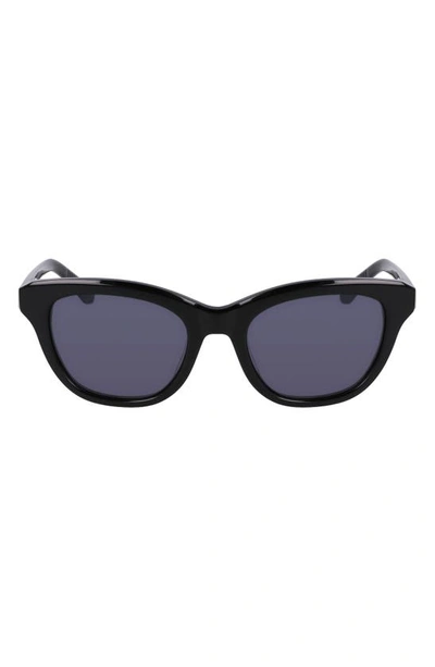 Shop Shinola 52mm Cat Eye Sunglasses In Black
