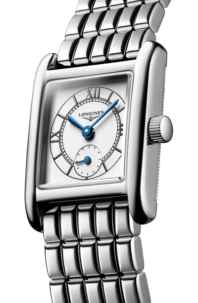 Shop Longines Mini Dolcevita Bracelet Watch, 29mm In Silver