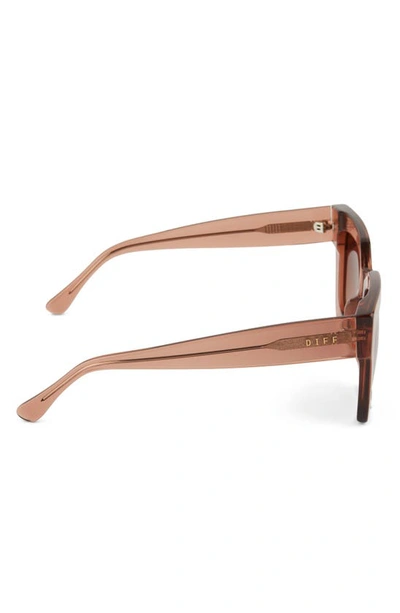 Shop Diff Dani 52mm Gradient Square Sunglasses In Brown Gradient
