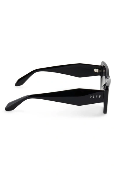 Shop Diff Aura 51mm Gradient Cat Eye Sunglasses In Grey Gradient